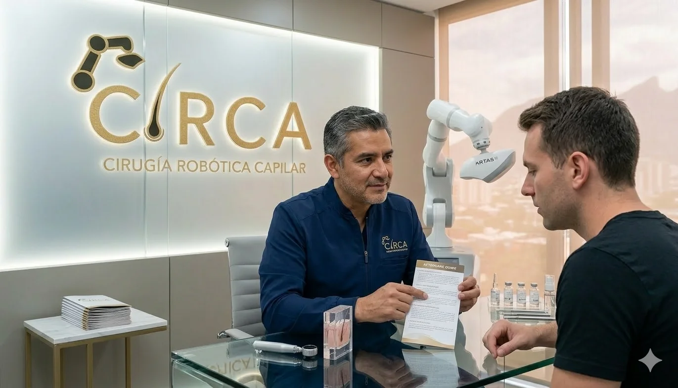 Medico dando diagnostico diversos al paciente